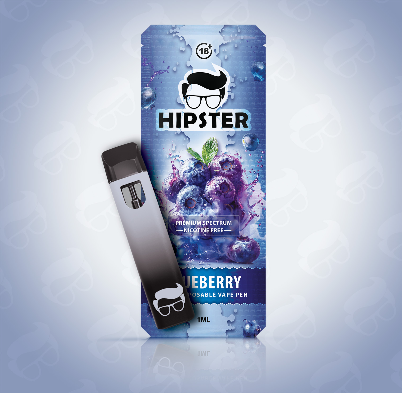 Hipster Vape Pen - Blueberry